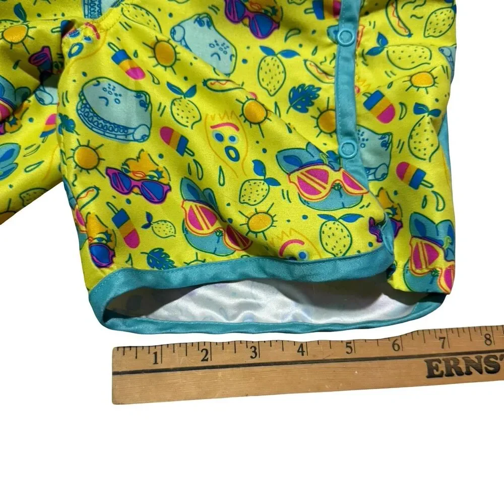 Disney Toy Story Forky Rex Boys' Yellow Swim Trunks size Small